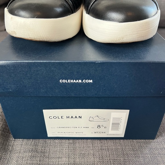 Cole Haan Grandpro Black Leather Oxfords - Picture 4 of 10